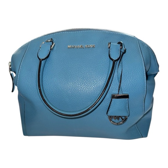 ⭐️ Michael Kors Blue Leather Women's Bag. ⭐️ - Picture 1 of 9